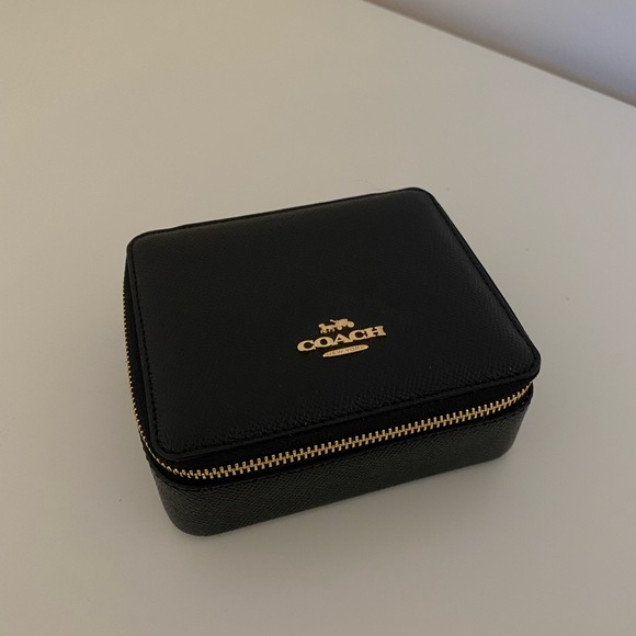 COACH LEATHER JEWELRY BOX - Picture 3 of 4